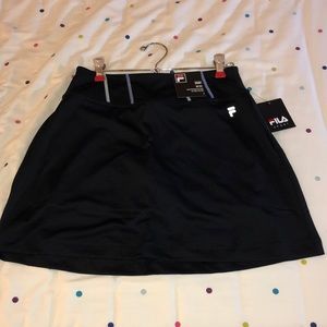 Black Fila tennis skirt